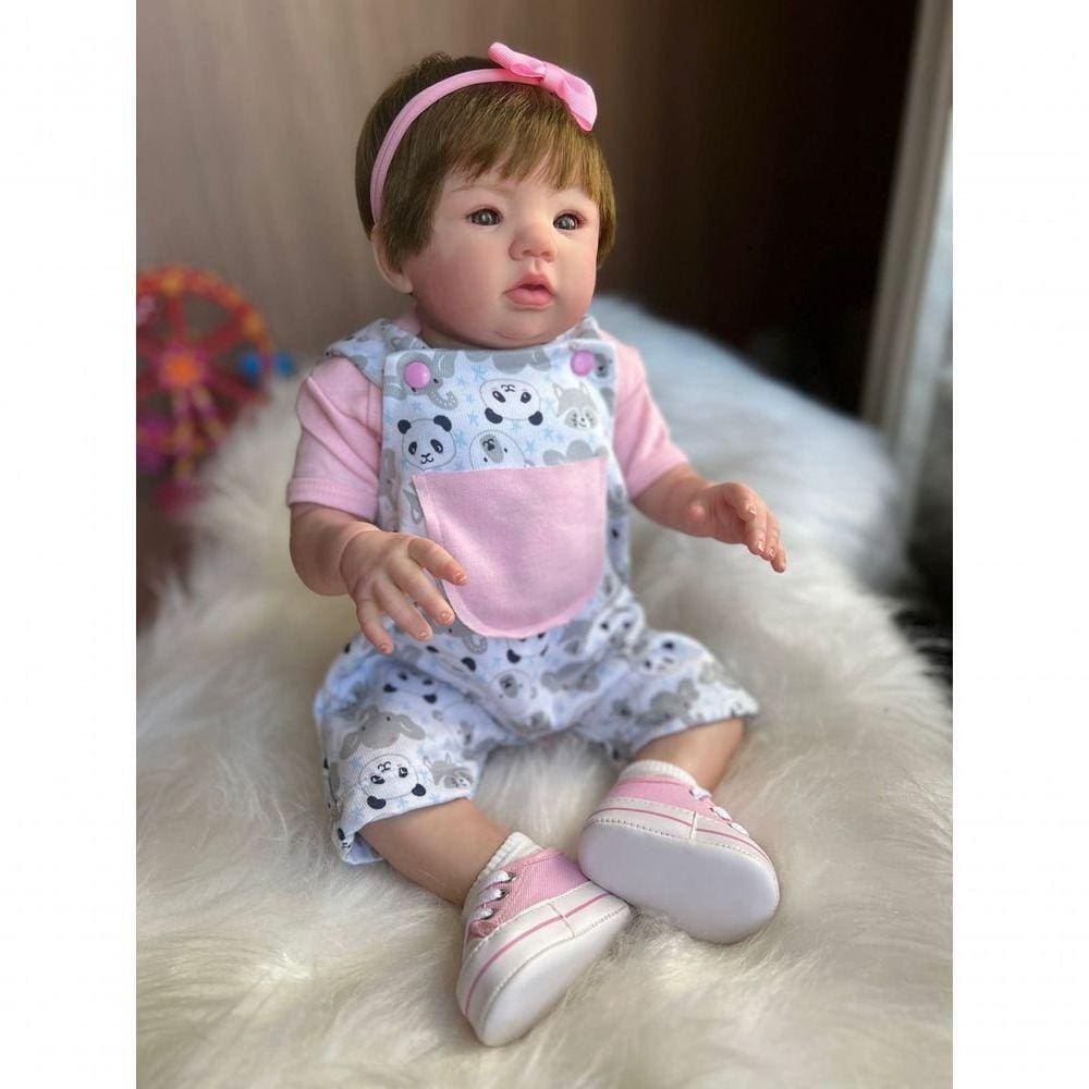 Bebê Reborn Julia - Kit Simples Corpo Do Bebê Tecido
