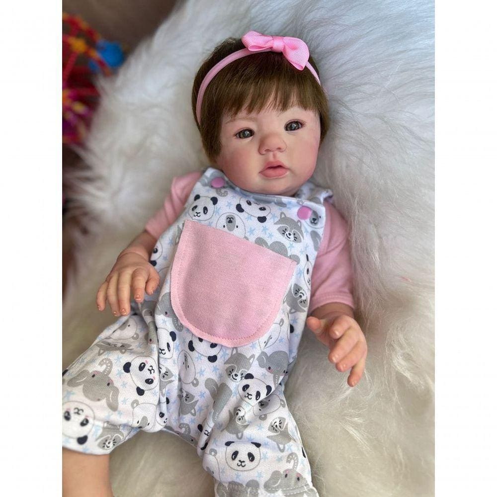 Bebê Reborn Julia - Kit Completo Corpo Do Bebê Tecido