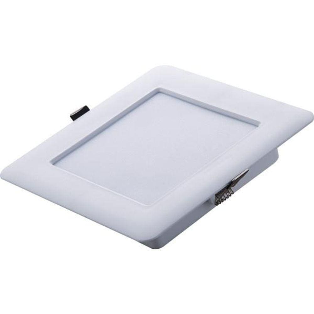 Plafon Led Tramontina Quadrado De Embutir Slim 1000 Lm 12 W Bivolt 6500 K Luz Branca