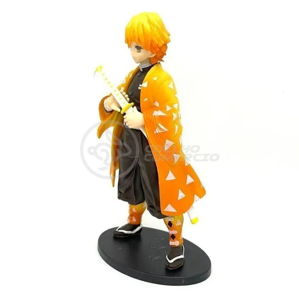 Action Figure Kimetsu No Yaiba Boneco Zenitsu Agatsuma Raio Demon Slayer 14cm