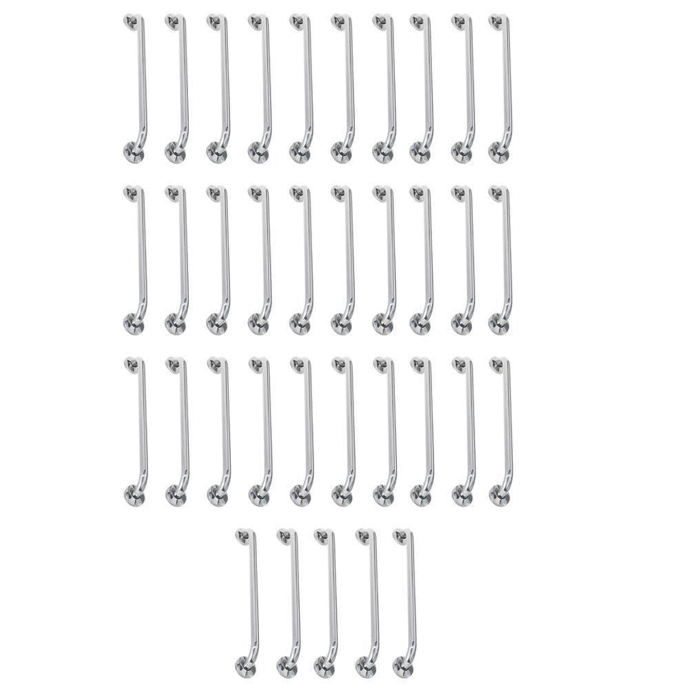 Alça De Apoio Barra Inox 80cm Segurança Kit 34 Unidades Acessibilidade Gestante