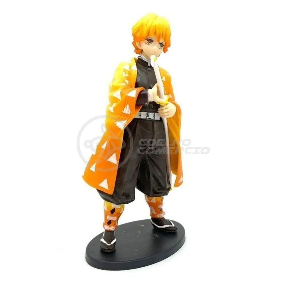 Action Figure Kimetsu No Yaiba Boneco Zenitsu Agatsuma Raio Demon Slayer 14cm