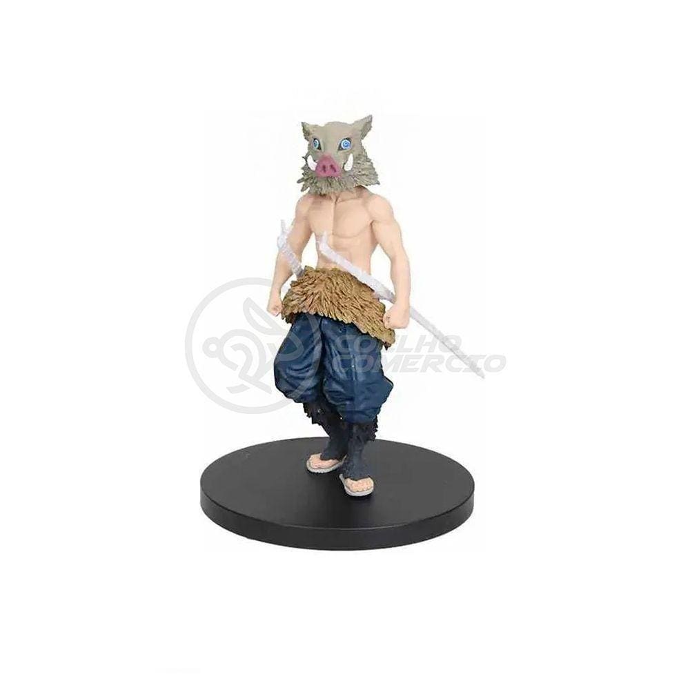 Action Figure Kimetsu No Yaiba Boneco Inosuke Hashibira Demon Slayer 14cm