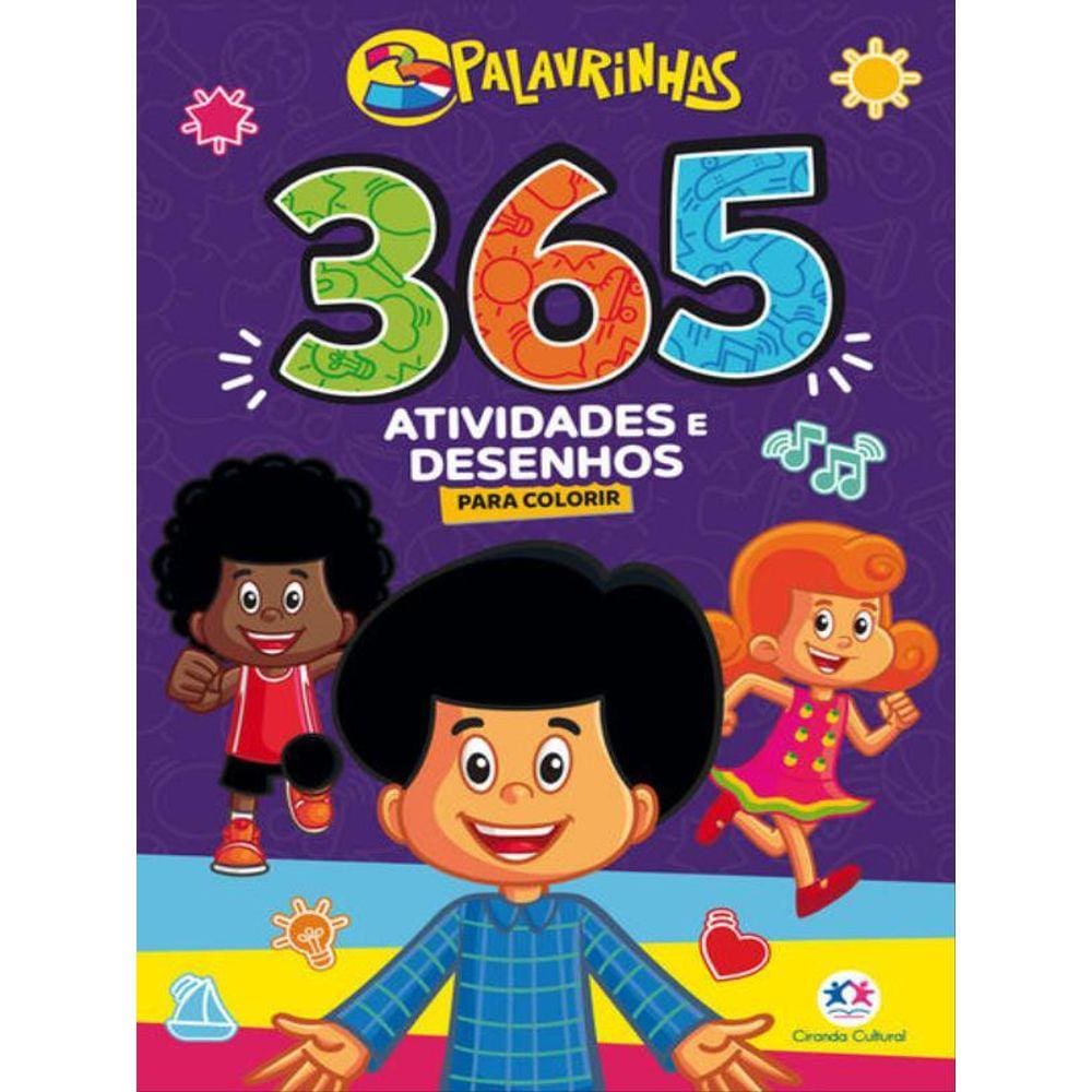 Livro Barbie 365 Atividades E Desenhos Para Colorir Ciranda