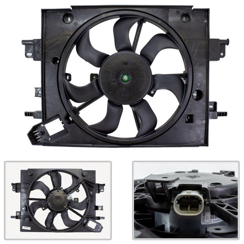 Motor Do Ventilador Duster Oroch 1.6 2.0 Logan Sandero 1.0 1.6 Com Ar Defletor 2 Vias - Valeo - 696865