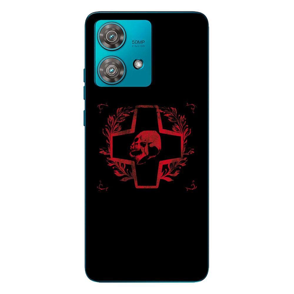 Capa Adesivo Skin023 Verso Para Motorola Edge 40 Neo