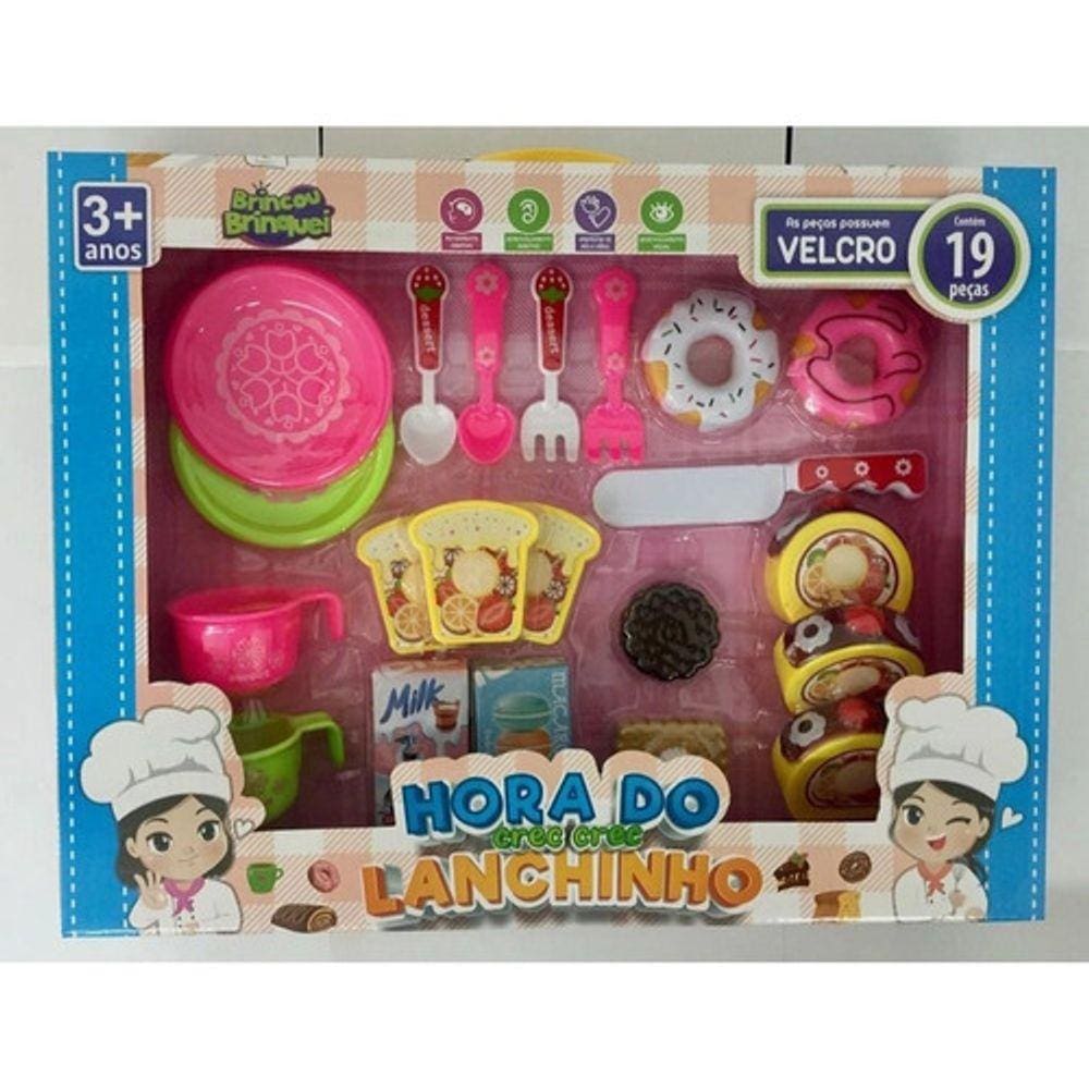 Kit Infantil Hora Do Lanchinho Crec Crec