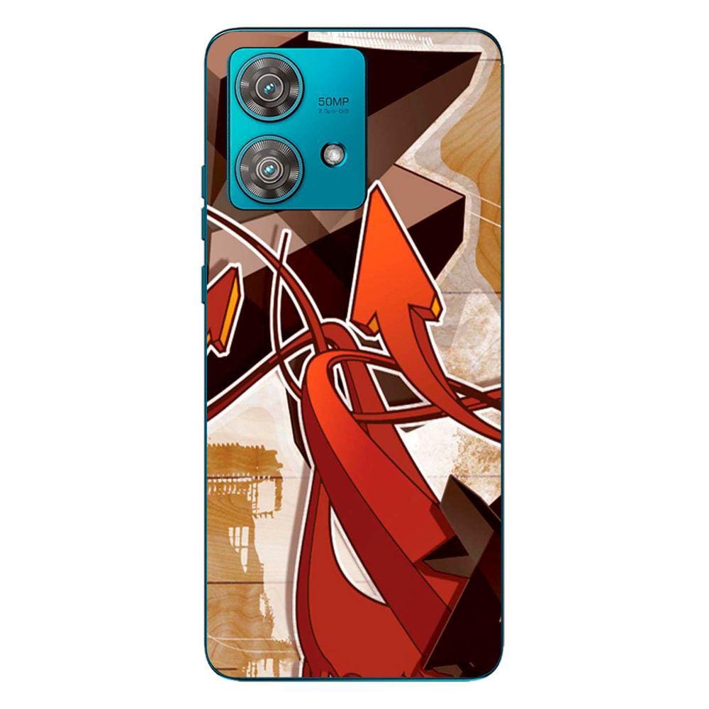 Capa Adesivo Skin071 Verso Para Motorola Edge 40 Neo
