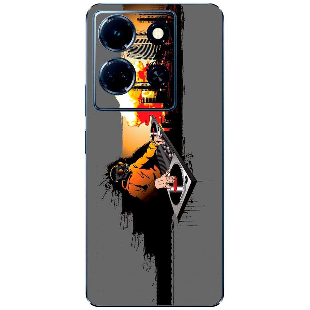 Capa Adesivo Skin264 Verso Para Infinix Note 30 5G