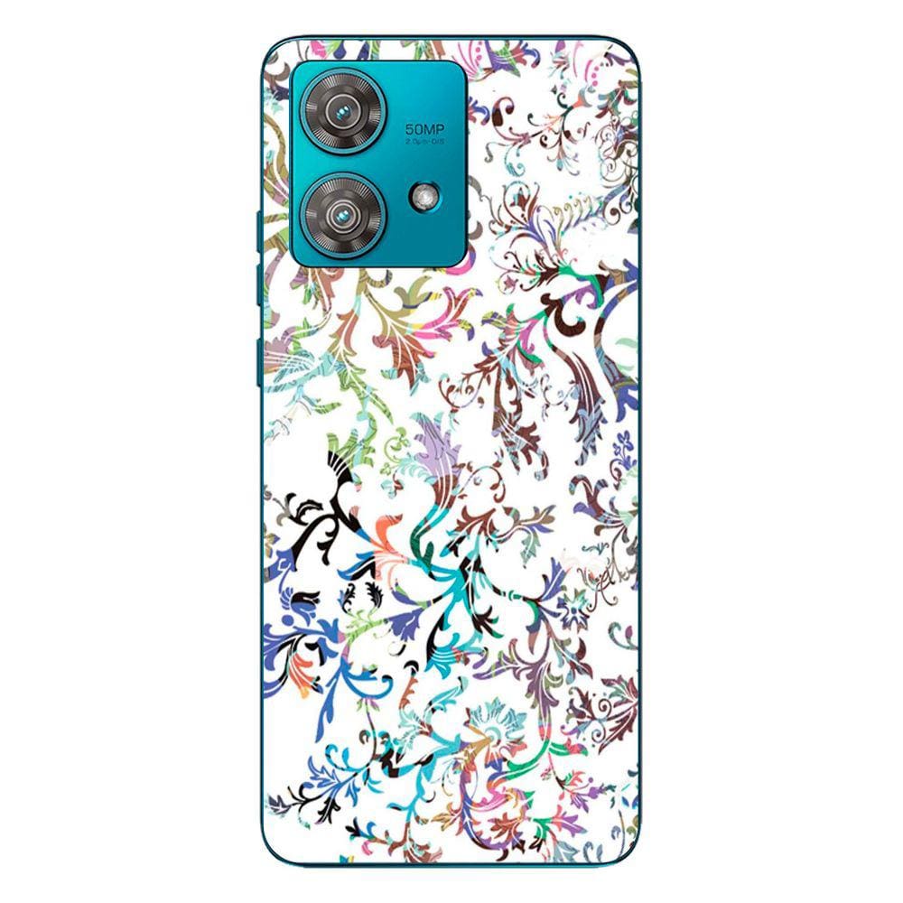 Capa Adesivo Skin106 Verso Para Motorola Edge 40 Neo