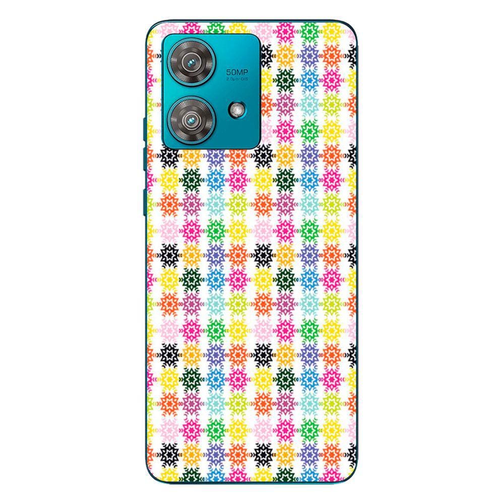 Capa Adesivo Skin191 Verso Para Motorola Edge 40 Neo