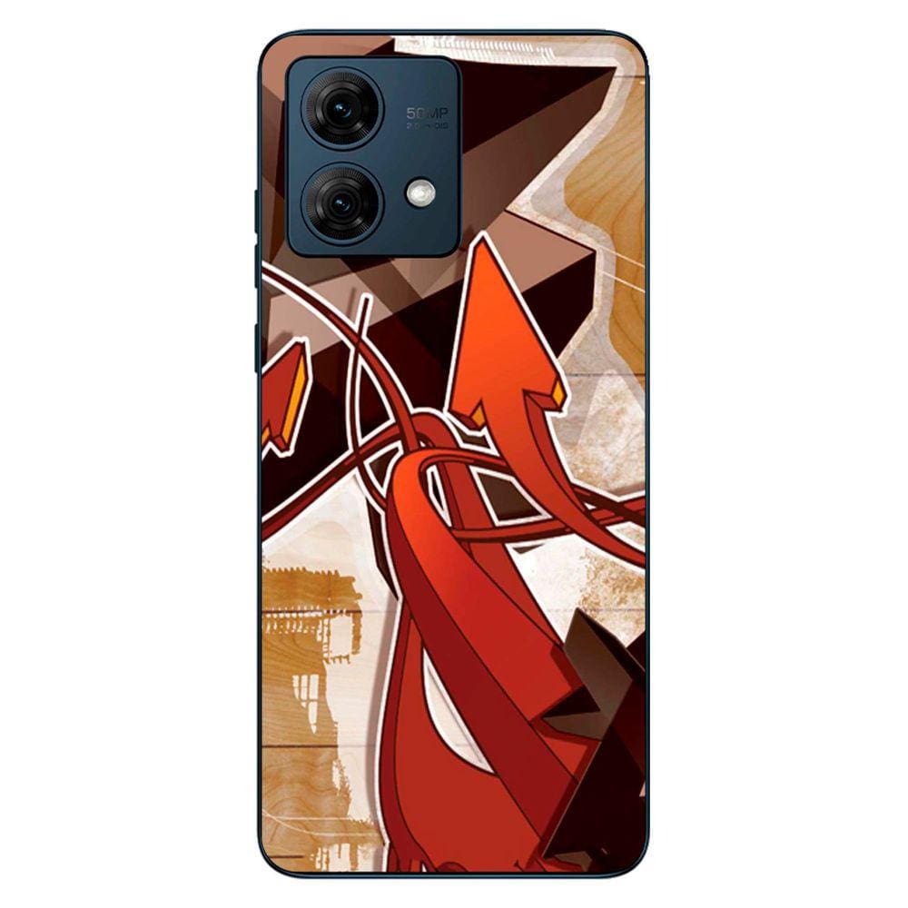 Capa Adesivo Skin071 Verso Para Motorola Moto G84