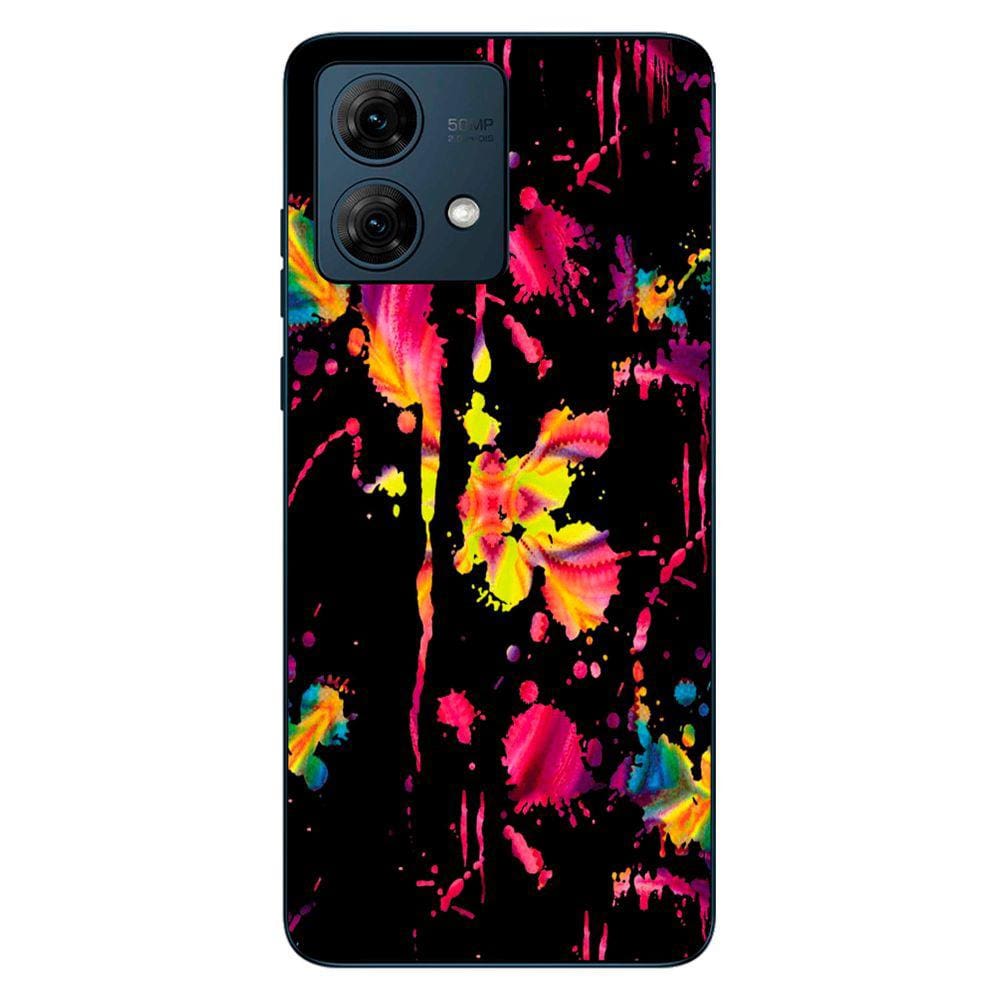 Capa Adesivo Skin206 Verso Para Motorola Moto G84