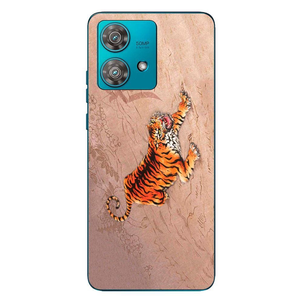 Capa Adesivo Skin243 Verso Para Motorola Edge 40 Neo
