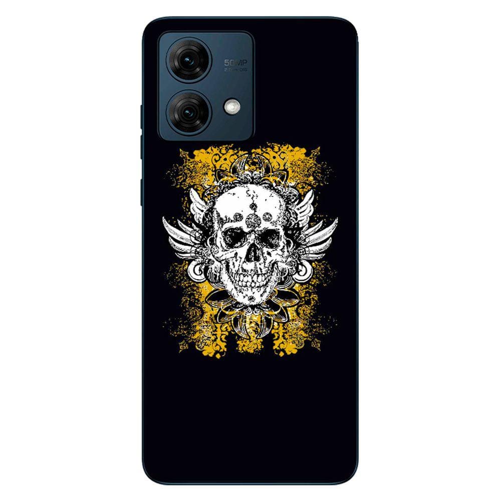 Capa Adesivo Skin374 Verso Para Motorola Moto G84