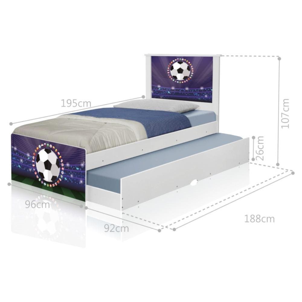 Bicama Juvenil Adesivada Futebolstádio