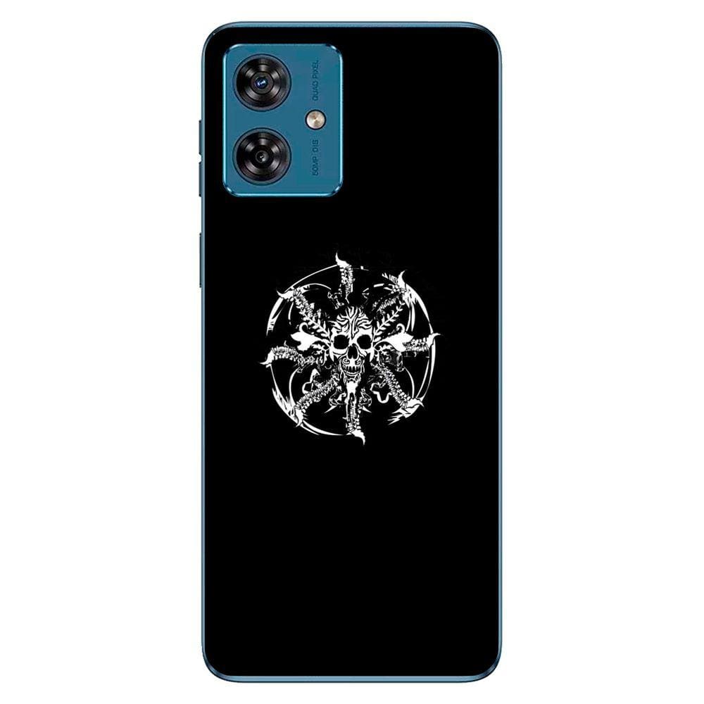 Capa Adesivo Skin016 Verso Para Motorola Moto G54