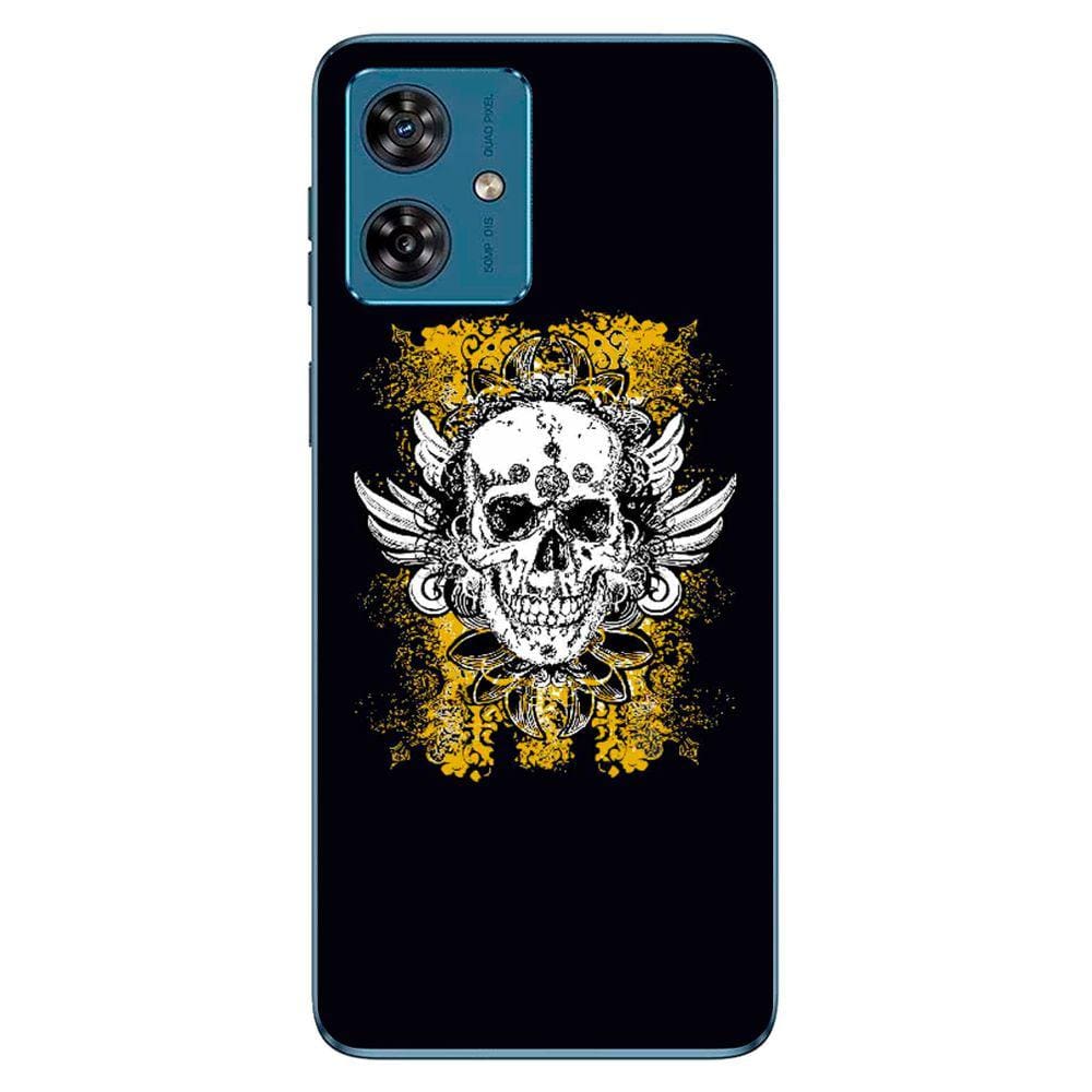 Capa Adesivo Skin374 Verso Para Motorola Moto G54
