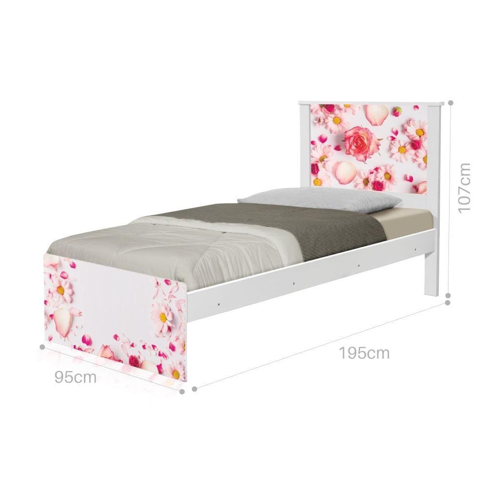 Cama Solteiro Adesivada s
