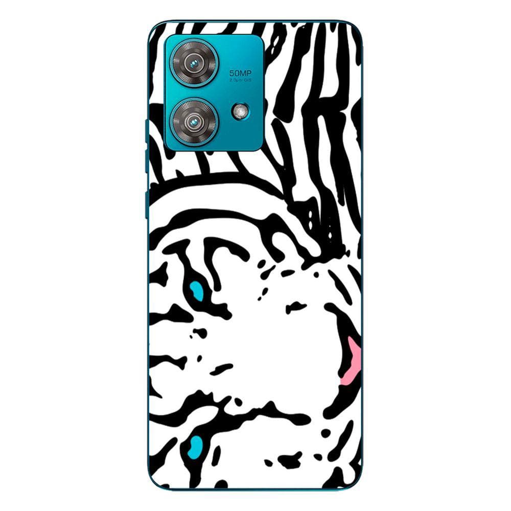 Capa Adesivo Skin047 Verso Para Motorola Edge 40 Neo