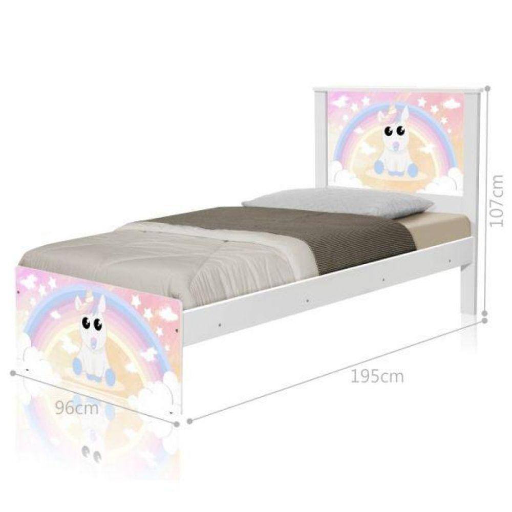 Cama Juvenil BarceloUnicórnio Baby