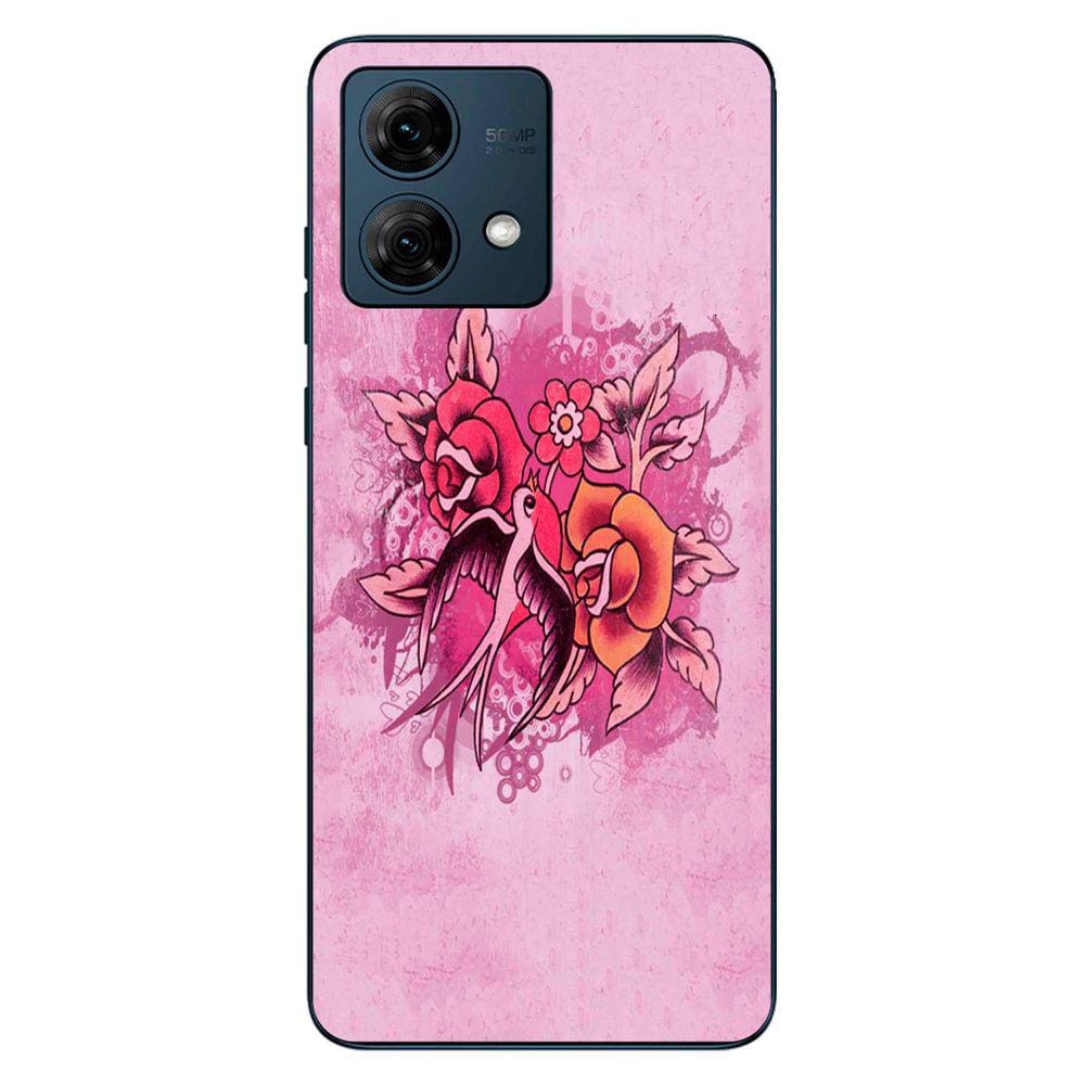 Capa Adesivo Skin007 Verso Para Motorola Moto G84