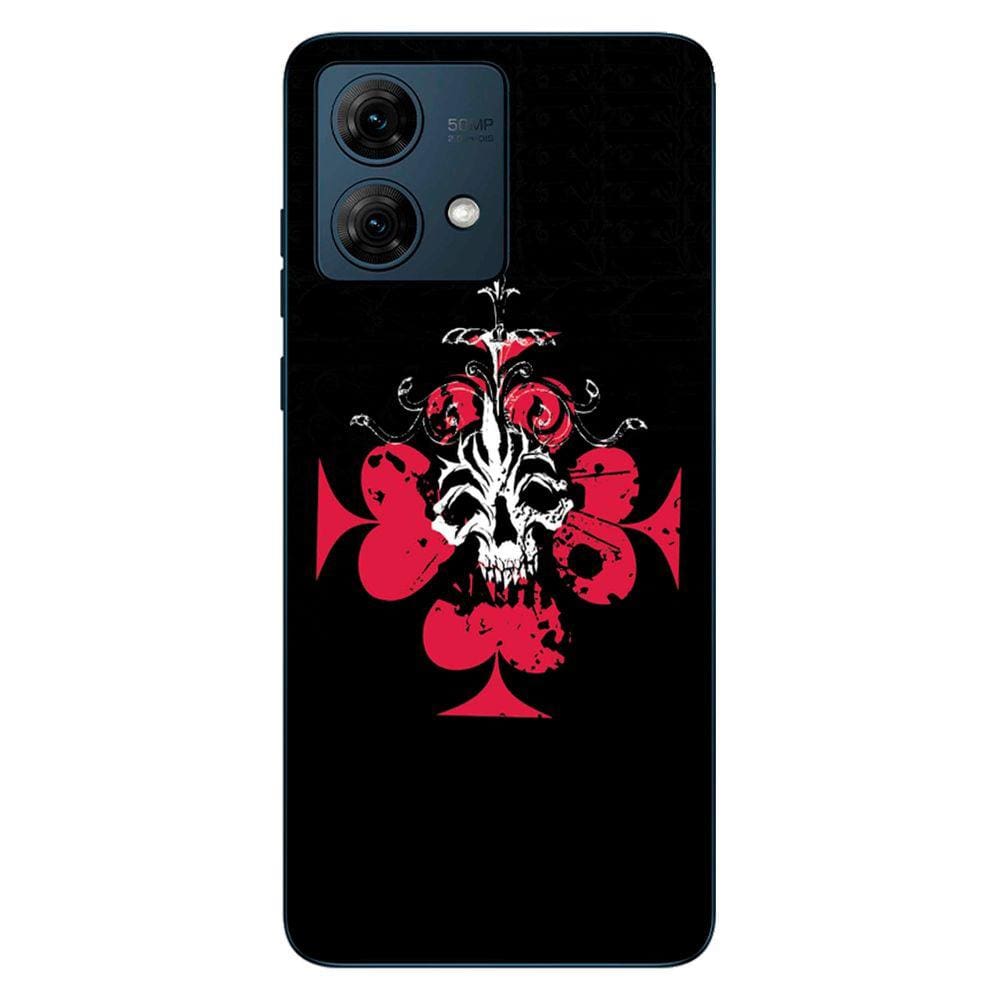 Capa Adesivo Skin008 Verso Para Motorola Moto G84