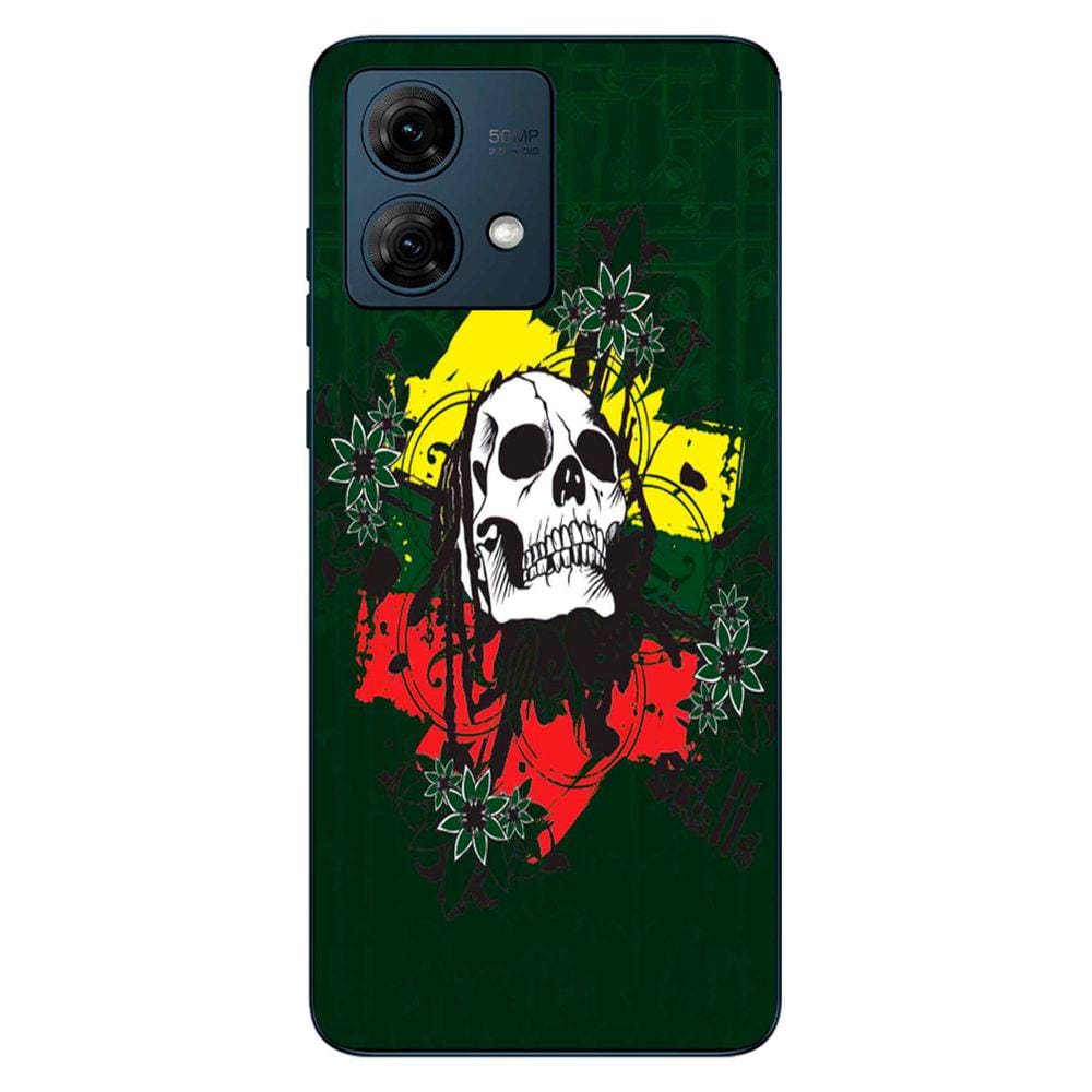 Capa Adesivo Skin024 Verso Para Motorola Moto G84