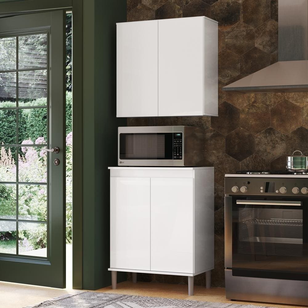 Conjunto Balcao Armario Areo