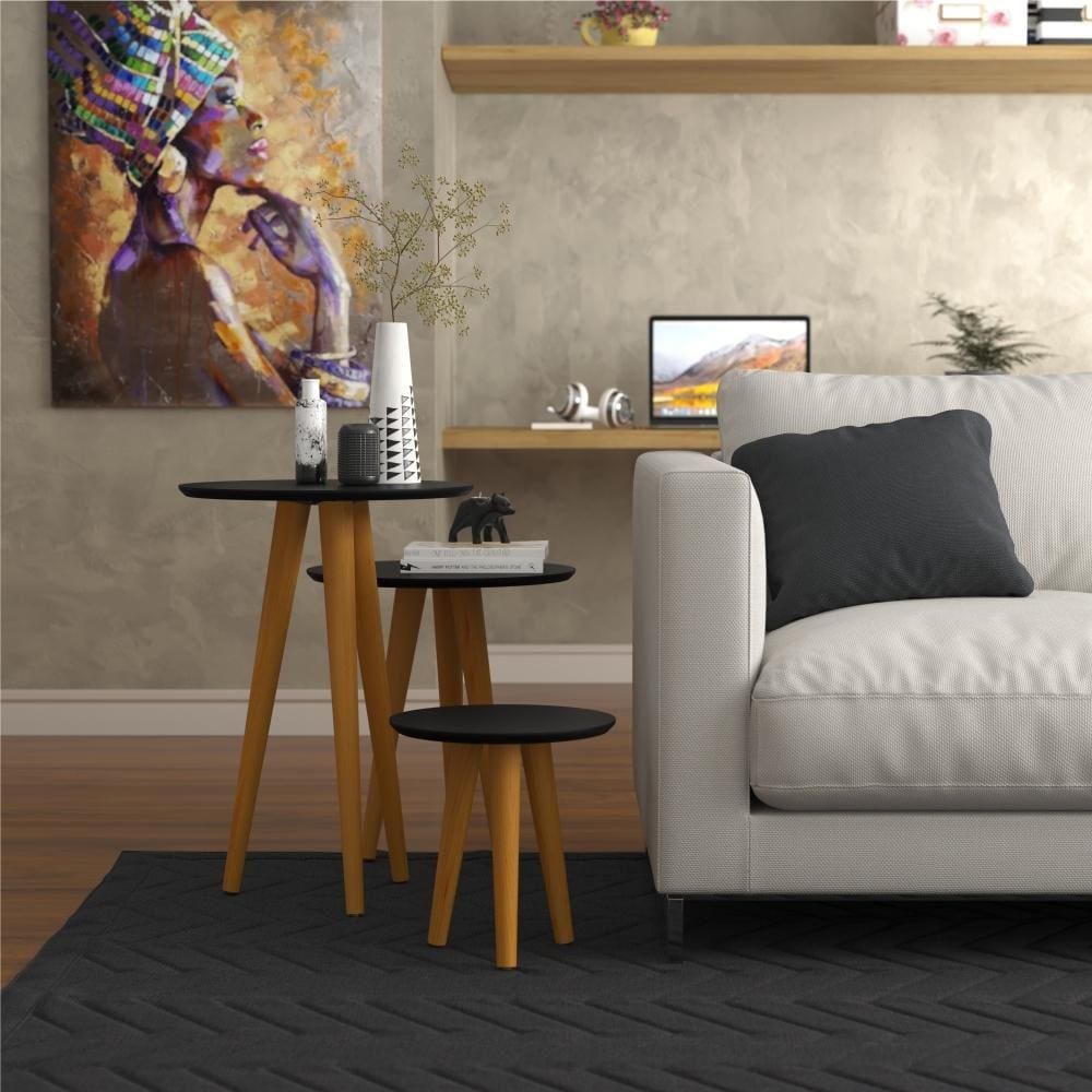 Conjunto de Mesas Pés Palito Savannah