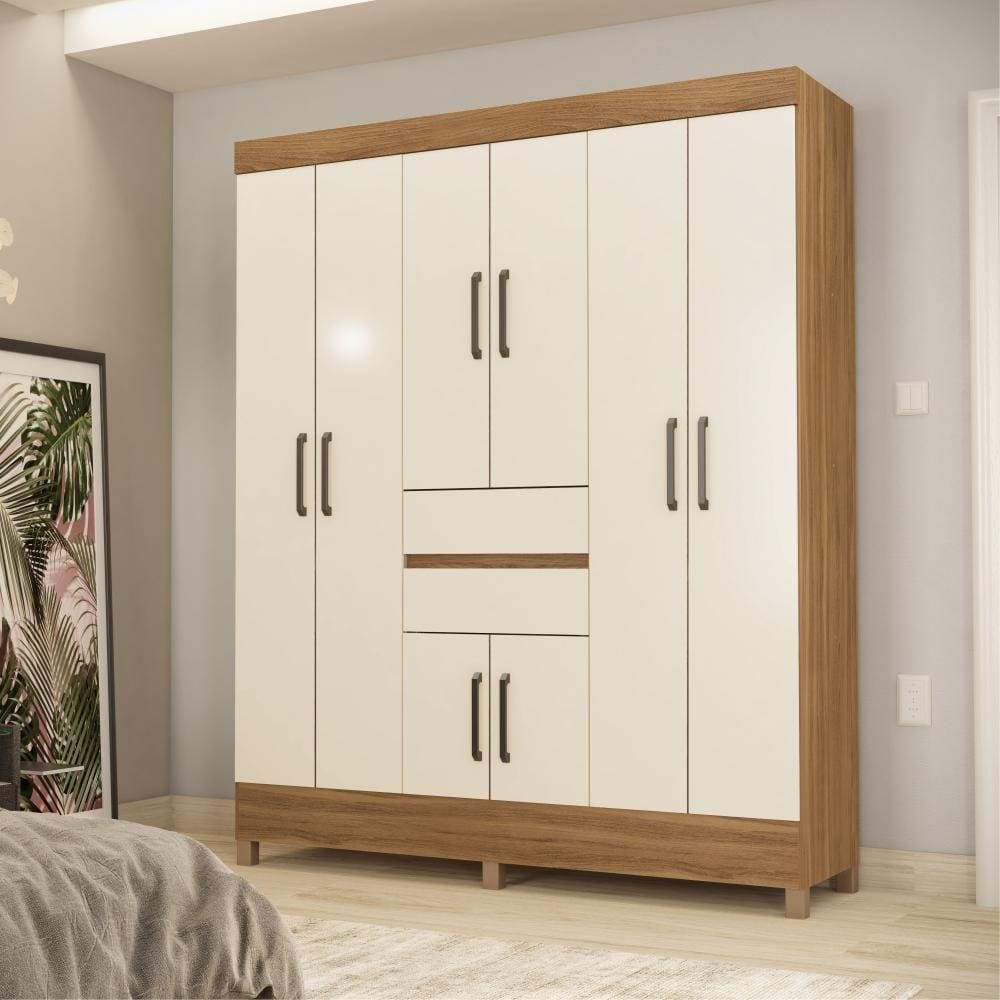 Guarda Roupa Casal 8 Portas Terni