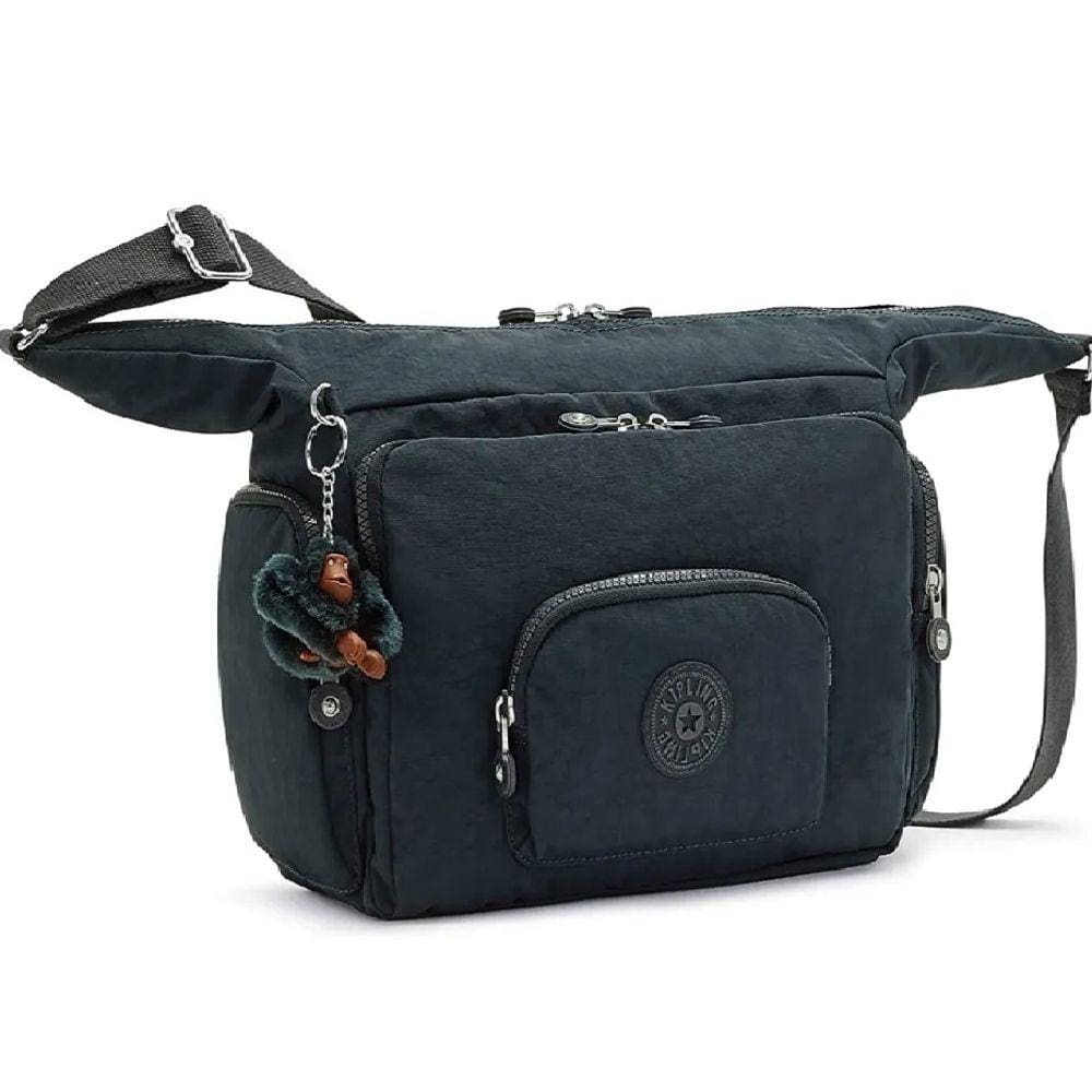 Bolsa Kipling Transversal Erica Azul Tonal Grande
