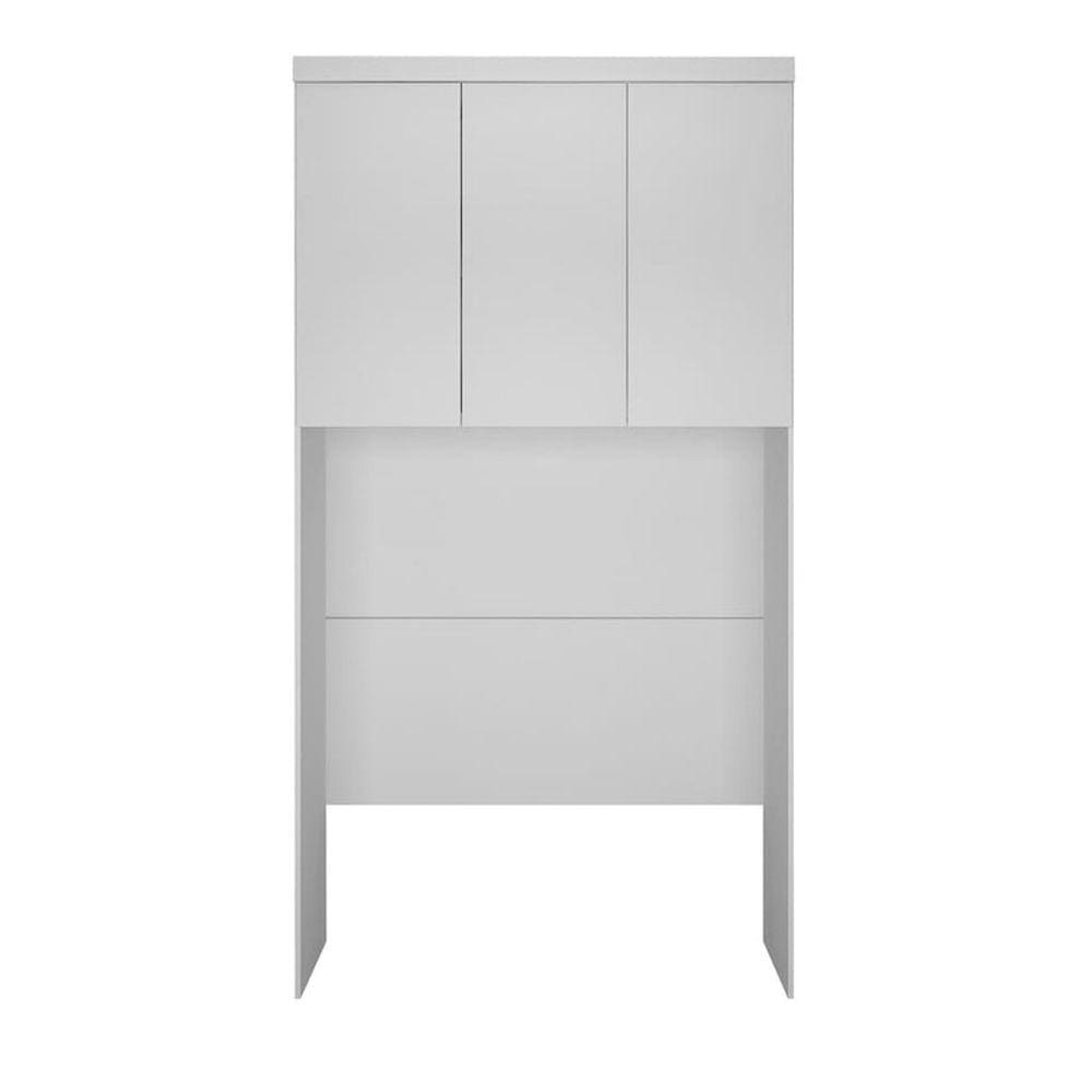 Modulado Aéreo Solteiro 3 Portas - Linea-Branco - Móveis Novo Horizonte