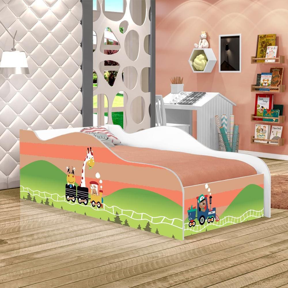 Mini Cama Fun Trenzinho