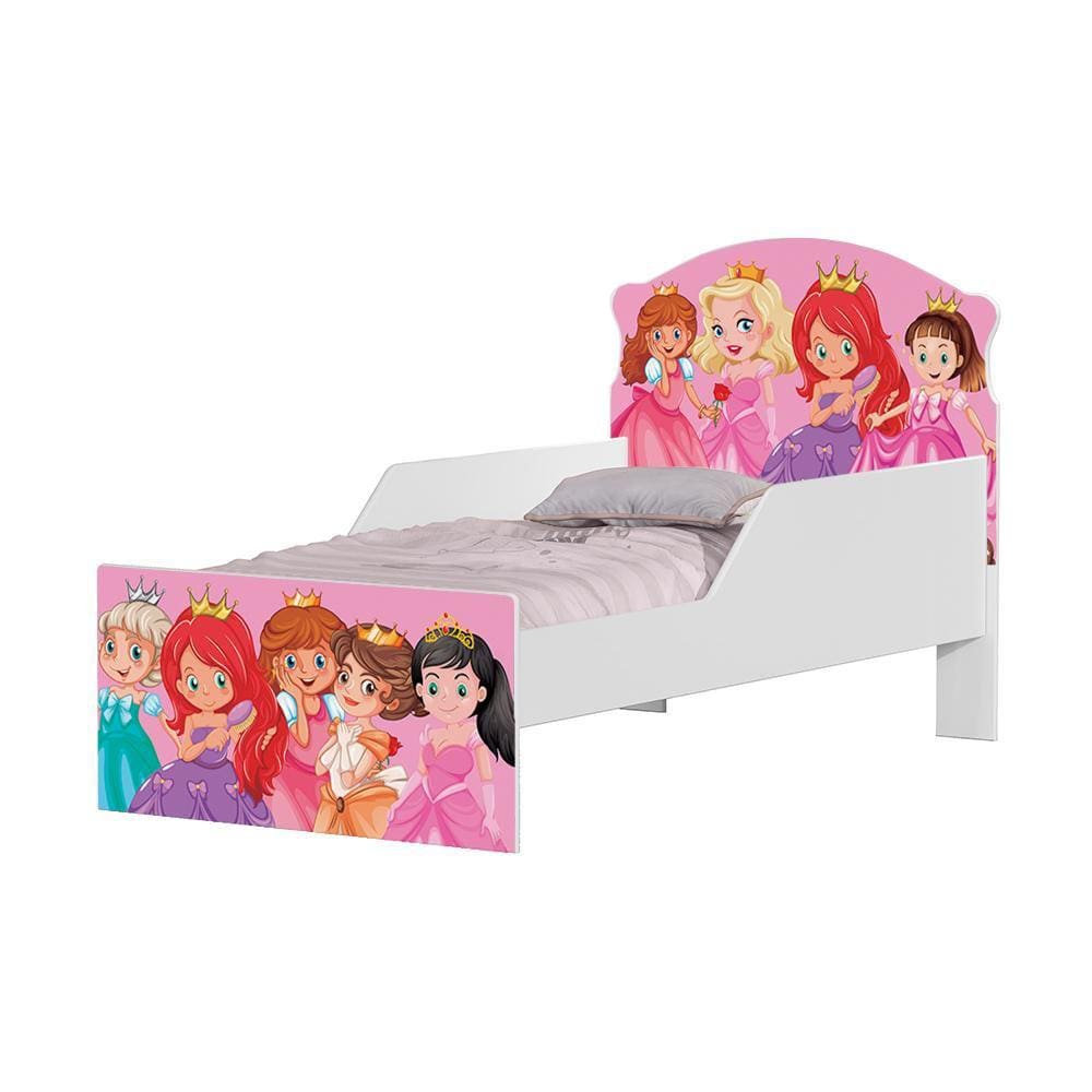 Mini Cama Princesas Com Colchão