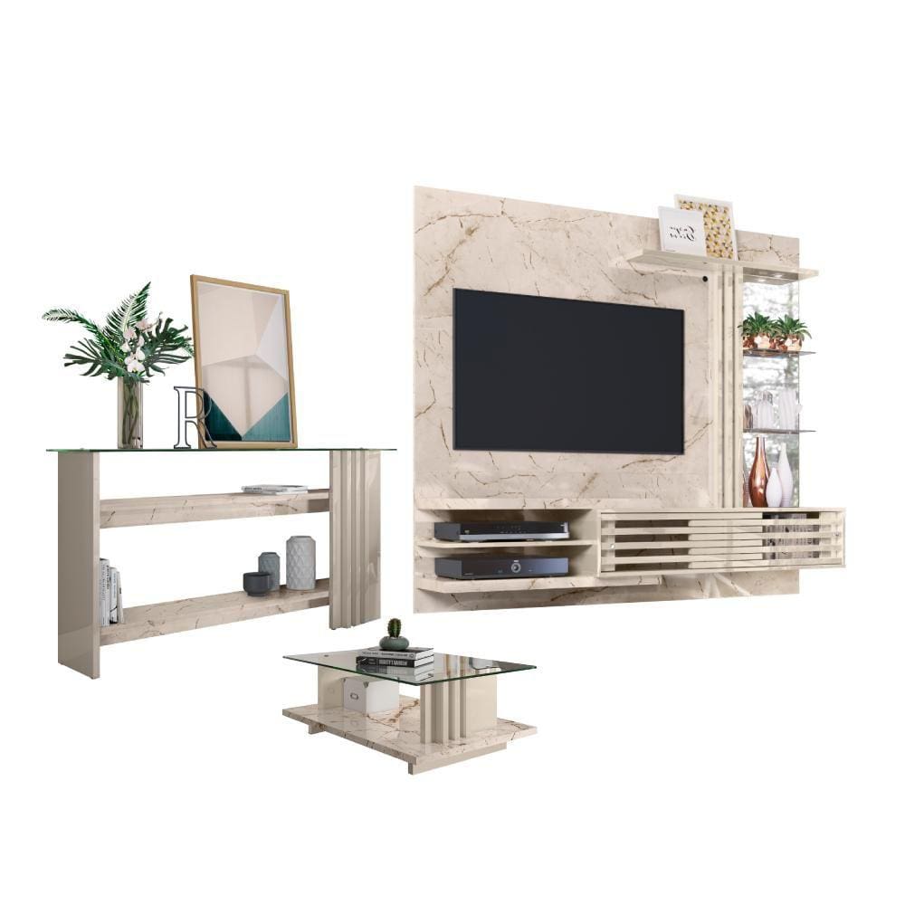Conjunto para Sala de Estar Completo Wayne