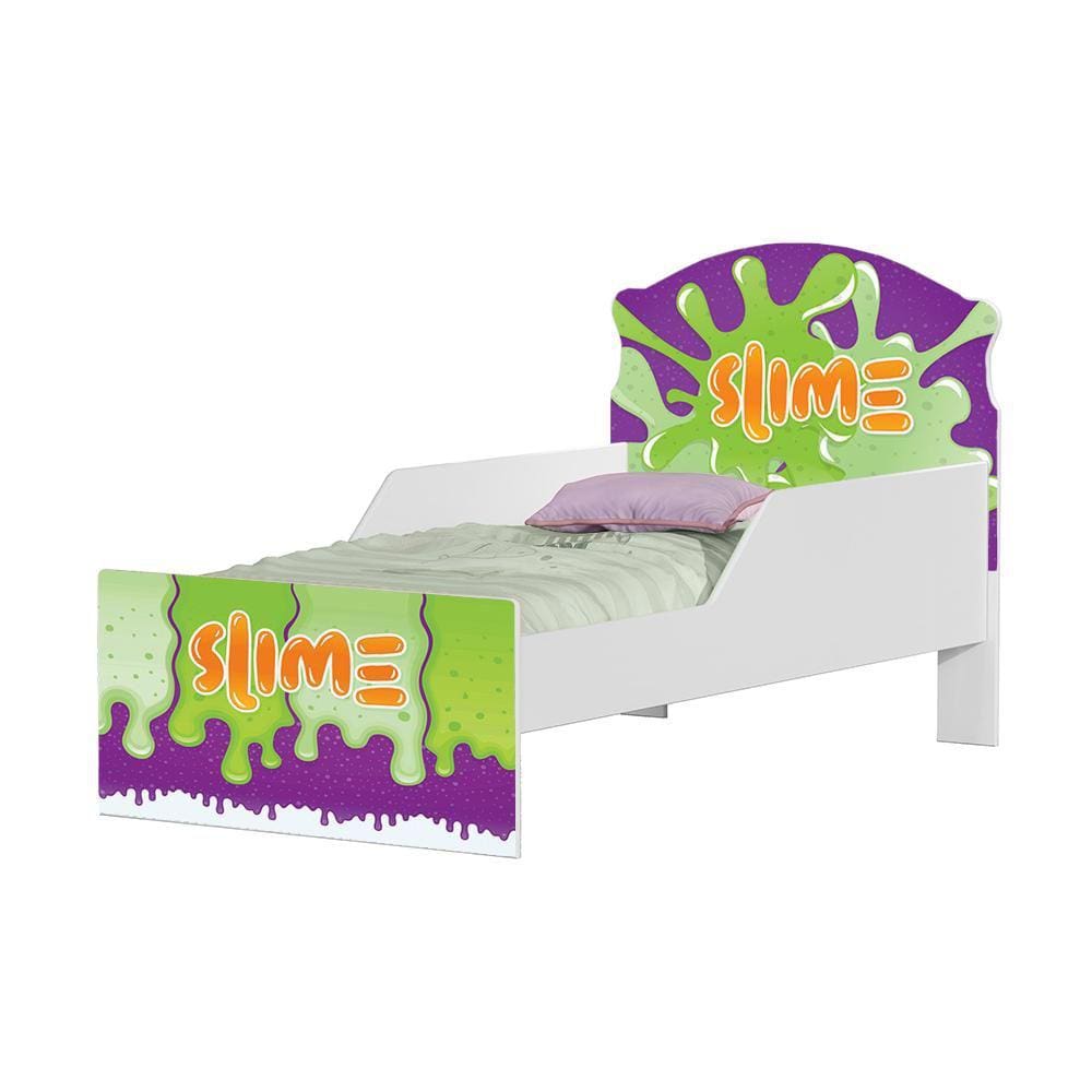 Mini Cama Slime Menino Com Colchão