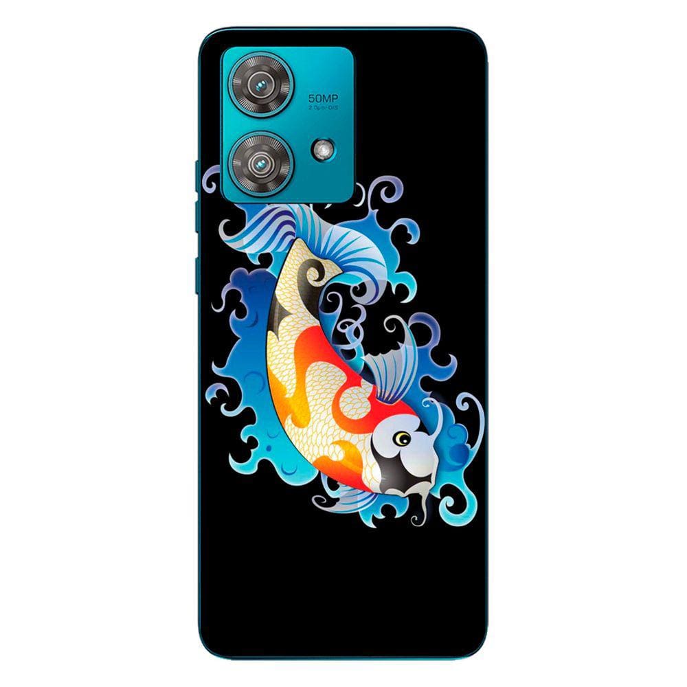 Capa Adesivo Skin053 Verso Para Motorola Edge 40 Neo