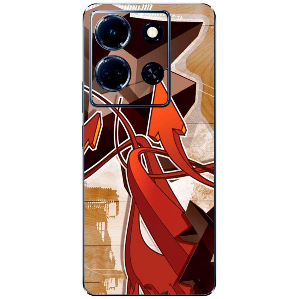 Capa Adesivo Skin071 Verso Para Infinix Note 30 5G