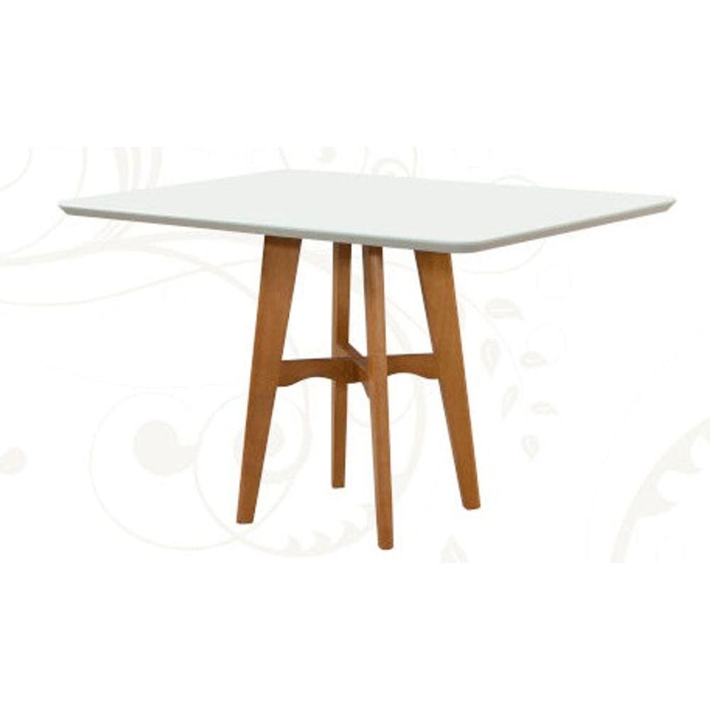 Mesa de Jantar Base de Madeira - Milão-1,0x1,0m - Art Salas