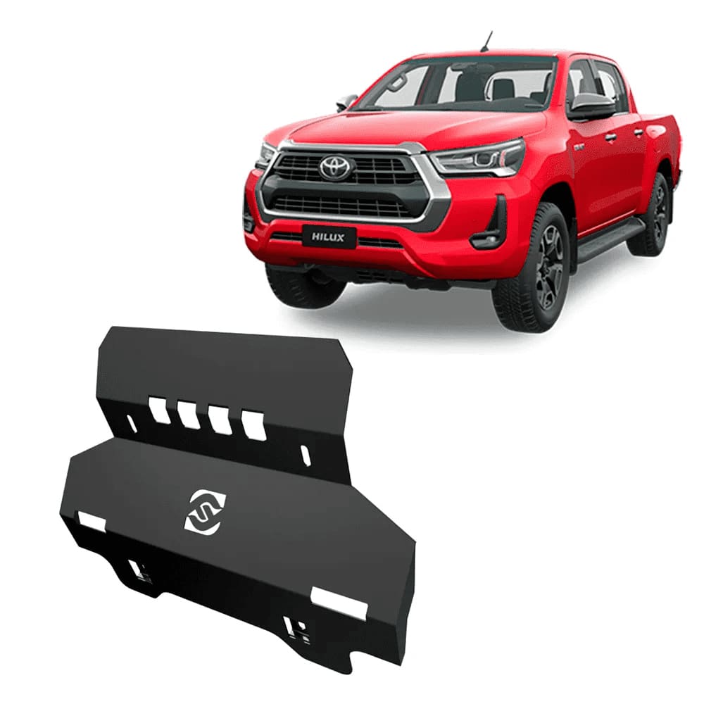 Peito De Aço/ Protetor De Cárter Toyota Hilux 2016 Até 2023