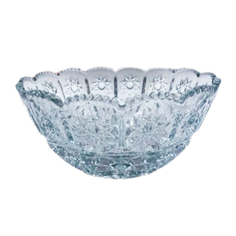 Centro De Mesa 24Cm Vidro Fruteira Vaso
