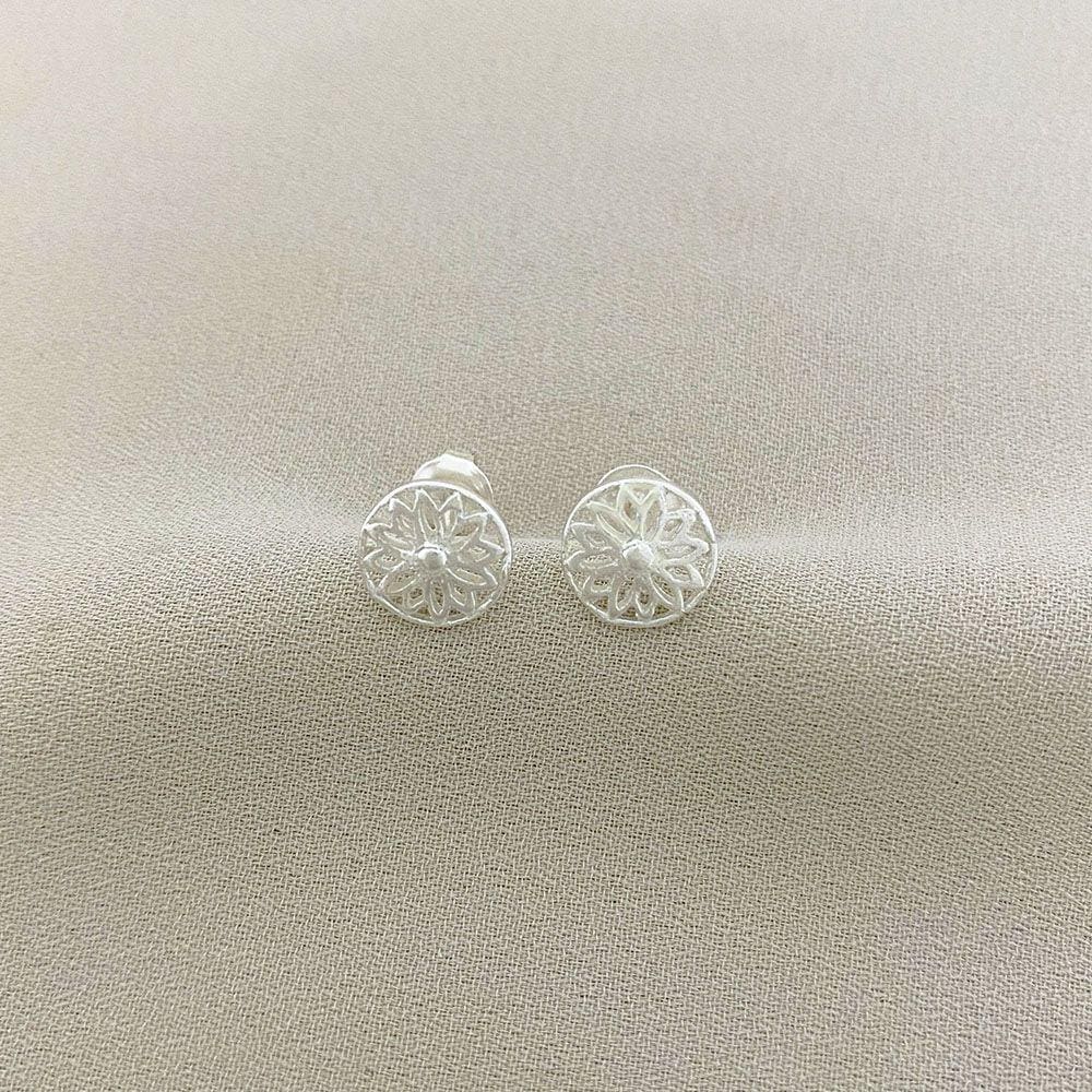 Brinco Circular Mandala Vazada