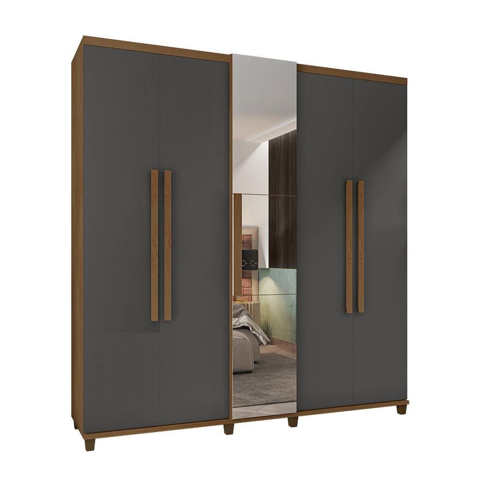 Roupeiro 5 Portas Arezzo com Espelho