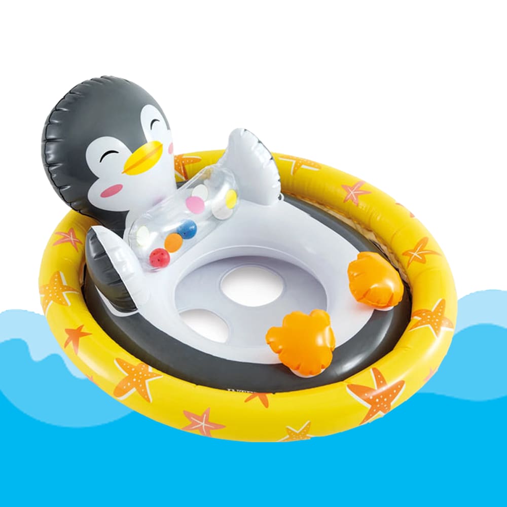 Boia Baby Bote Minha Primeira Boia Pinguim Infantil Intex