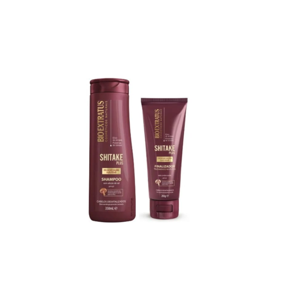 Kit Bio Extratus Shitake Shampoo 350ml + Finalizador 200g
