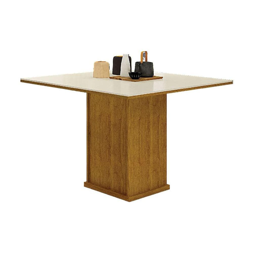 Mesa de Jantar Pé Robusto - Napoli-0,90x0,90m - Leifer Móveis