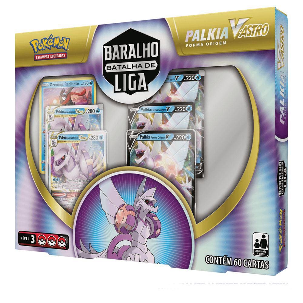 Jogo de Cartas Pokemon Baralho Batalha de Liga Mew Vmax