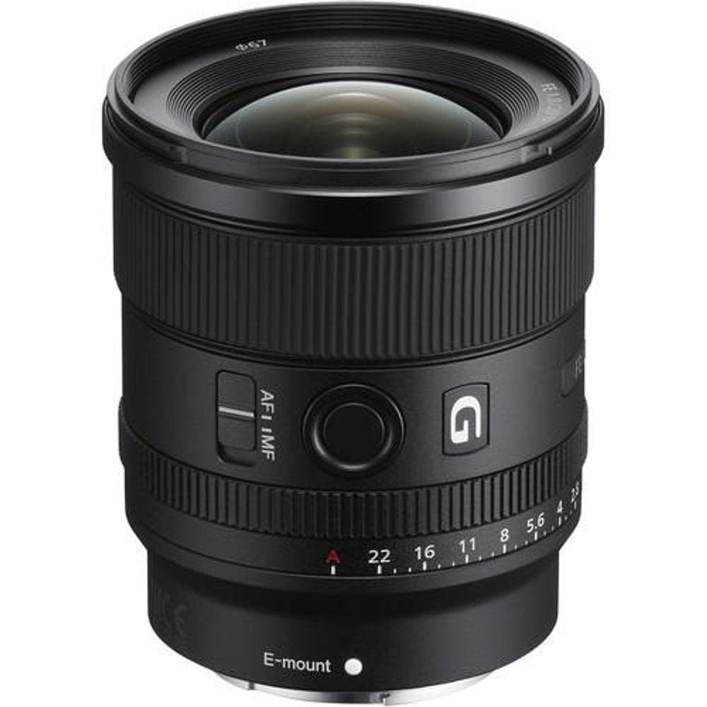Lente Sony FE 20mm f/1.8 G Montagem Eletrônica Full-Frame