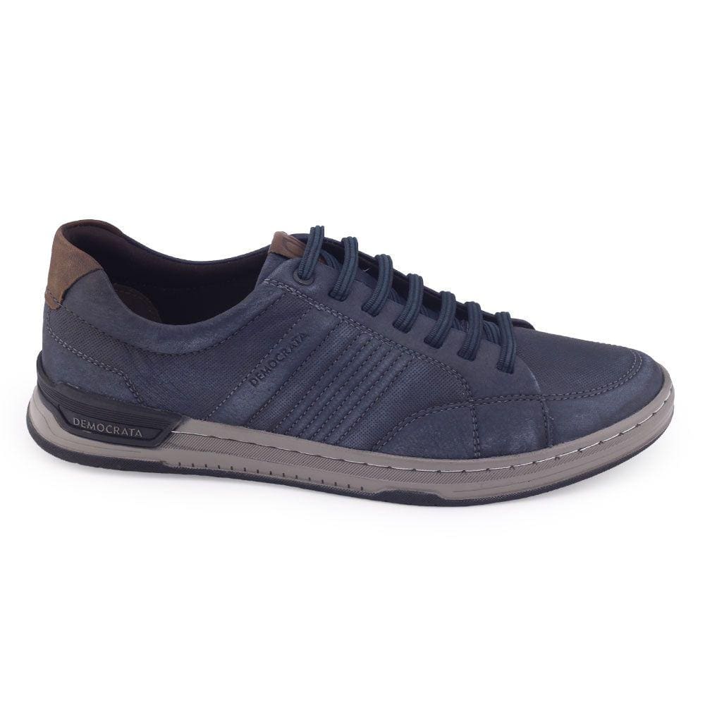 Sapatênis Couro Natural Masculino 151119 Democrata Denim